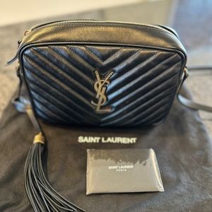 YSL LOU CAMERA BAG IN QUILTED LEATHER